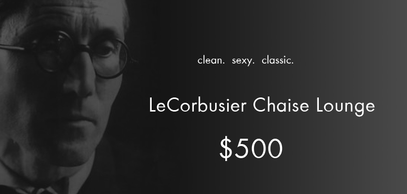 corbusier chaise lounge