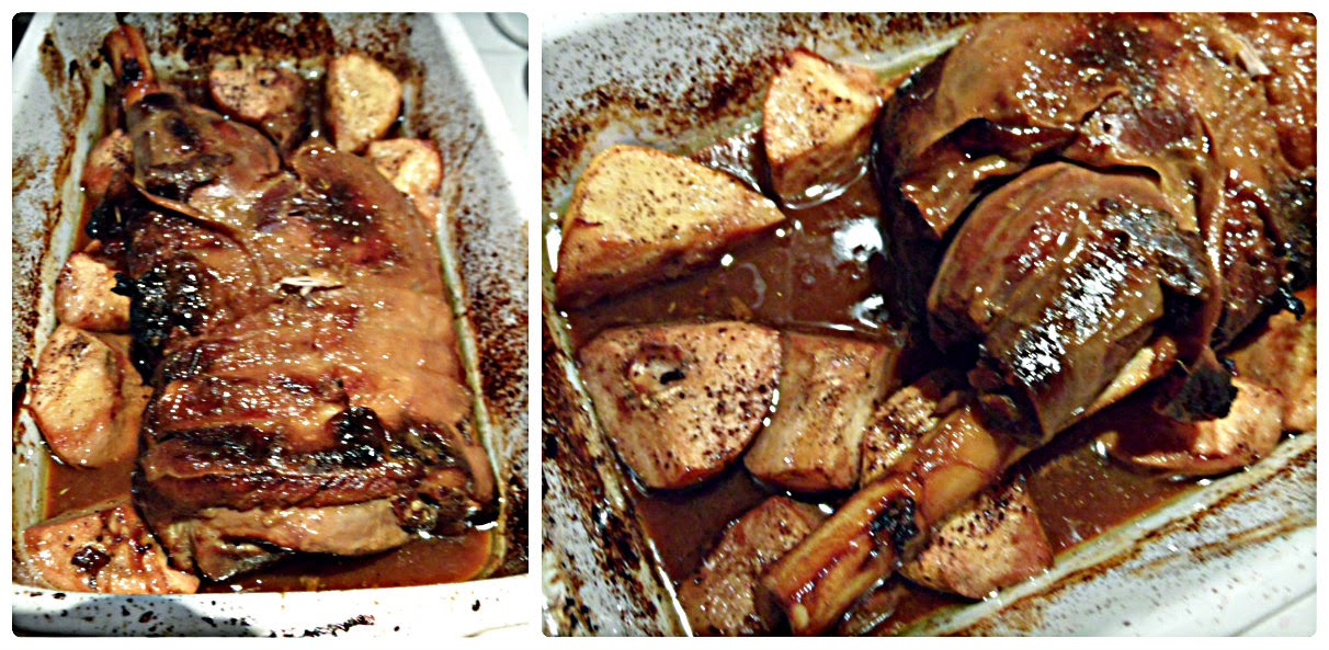 Chez Maximka Roast Lamb with Quinces and Marmalade Glaze