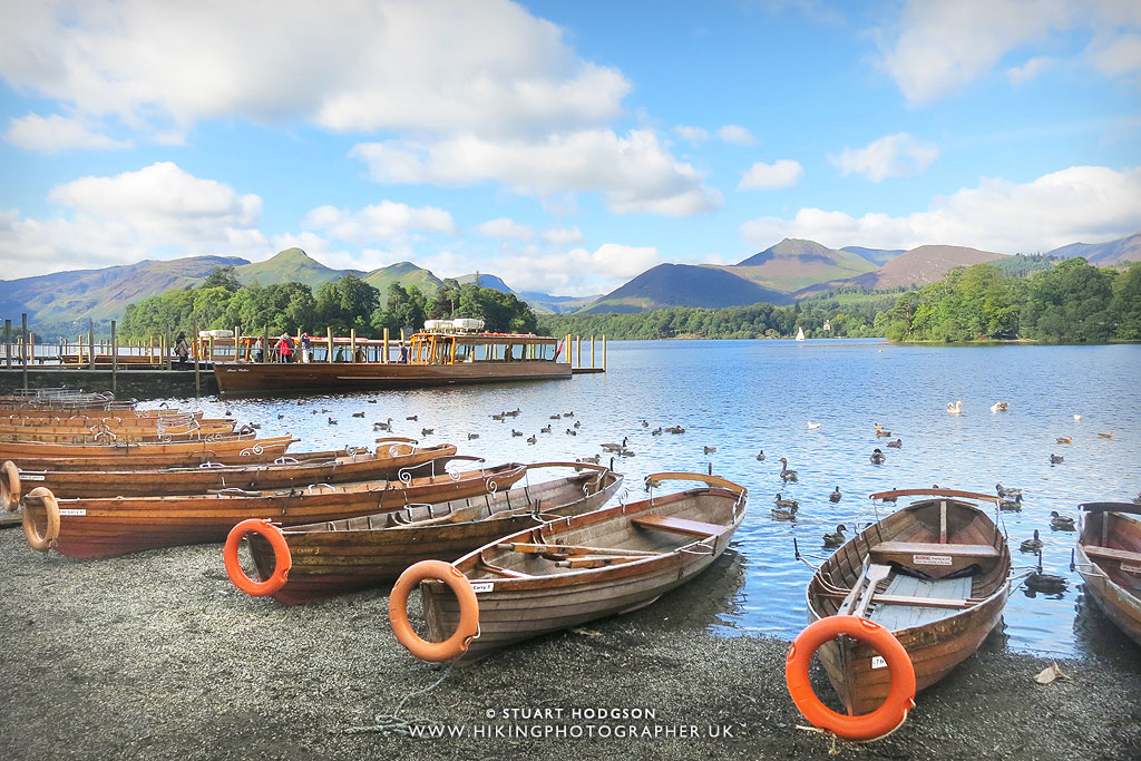 Derwent Water Keswick walk boats
