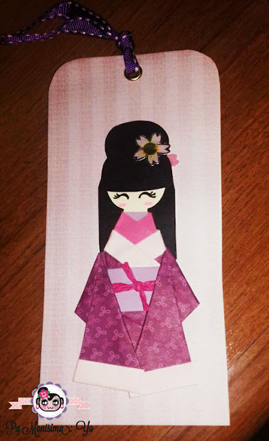 marca páginas geisha papel monerias en fieltro pamonisimayo