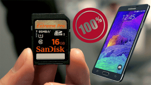 أصلاح بطاقة sd card الخارجية التالفة لاجهزة الاندرويد