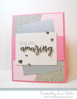 You Are Simply Amazing card-designed by Lori Tecler/Inking Aloud-stamps and dies from Verve Stamps