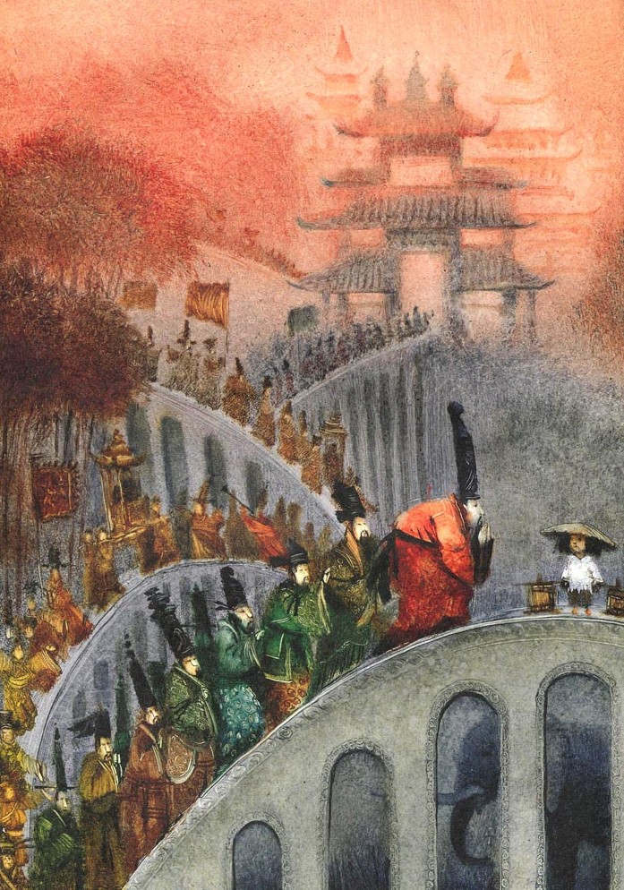 Сказочные Иллюстрации: Игорь Олейников - Император и соловей