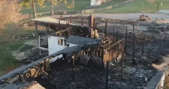 Rancho familiar de Jennifer Lawrence arrasado por incendio.