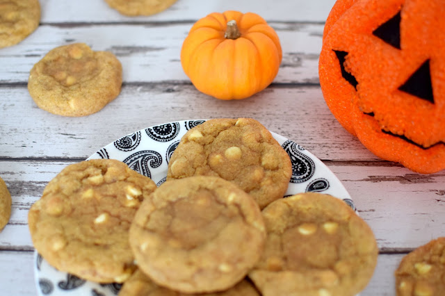 Halloween Spiced White Choc Chip Pumpkin Cookies Recipe