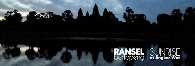 ransel bertopeng, cambodia, kamboja, siem reap, angkor wat, sunrise, sunrise hunting, temple run