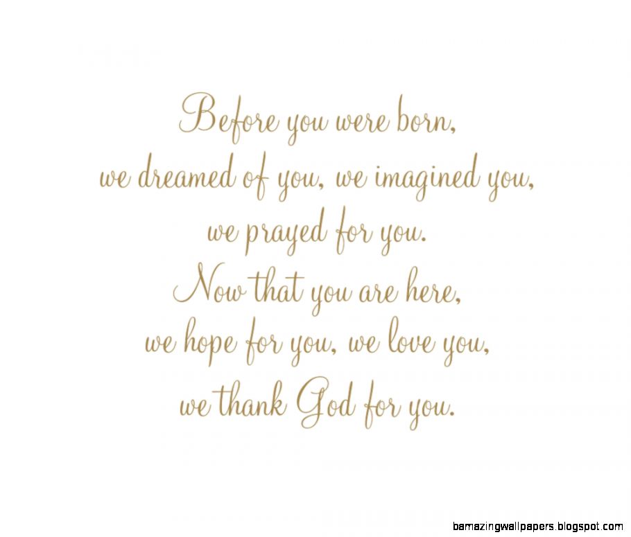 Baby Poems And Quotes QuotesGram