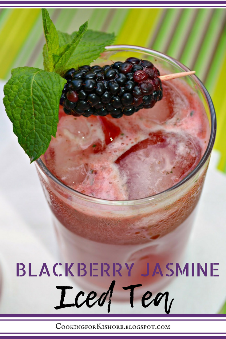 Blackberry Jasmine Iced Tea