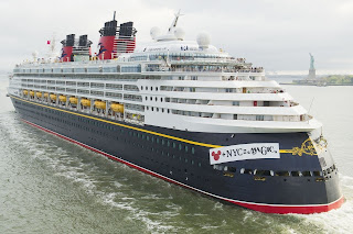 Disney Cruise Line's Disney Magic - Maiden Arrival in NYC.