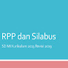 RPP Silabus Tematik Revisi 2019 Kurikulum 2013 SD MI Kelas 1 2 3 4 5 6