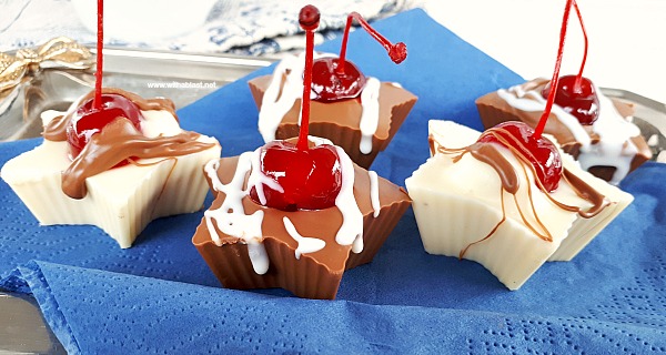 Inexpensive, elegant sweet cherry chocolate treats to add to a sweet party platter and they make great gifts as well!