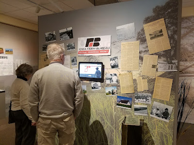 Tall Grass to Knee High: A Century of Iowa Farming  exhibit at the Herbert Hoover Presidential Library in West Branch, Iowa