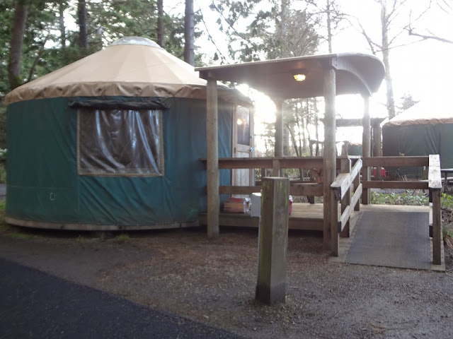 yurt at cape lookout campground