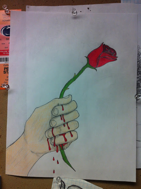 20 Holding Roses Drawing Background Pictures And Ideas On Meta Networks