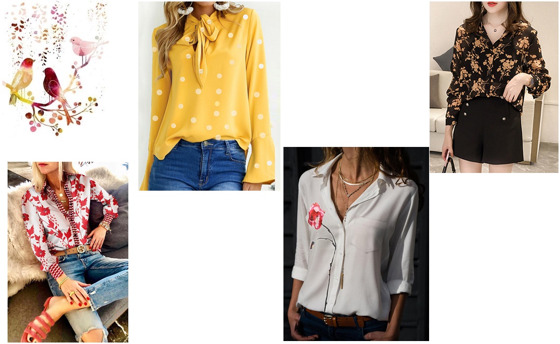 tendencia camisa feminina 2019