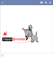 Little Birthday Puppy for Facebook