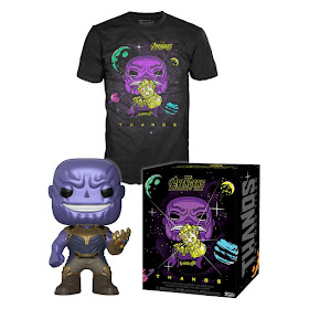 Target Exclusive Avengers Infinity War Thanos Pop! Figure & Pop! T-Shirt Box Set by Funko x Marvel