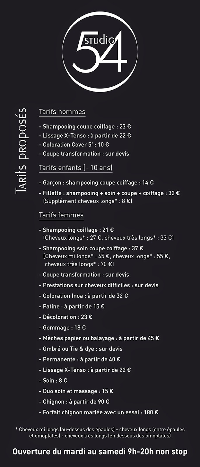 Tarifs Coiffure A Domicile