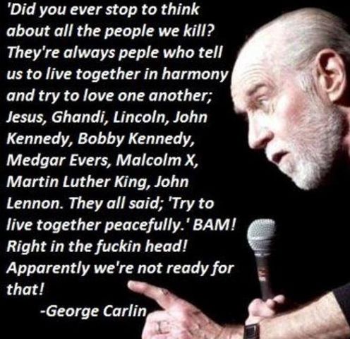 Image result for "pax on both houses" george Carlin