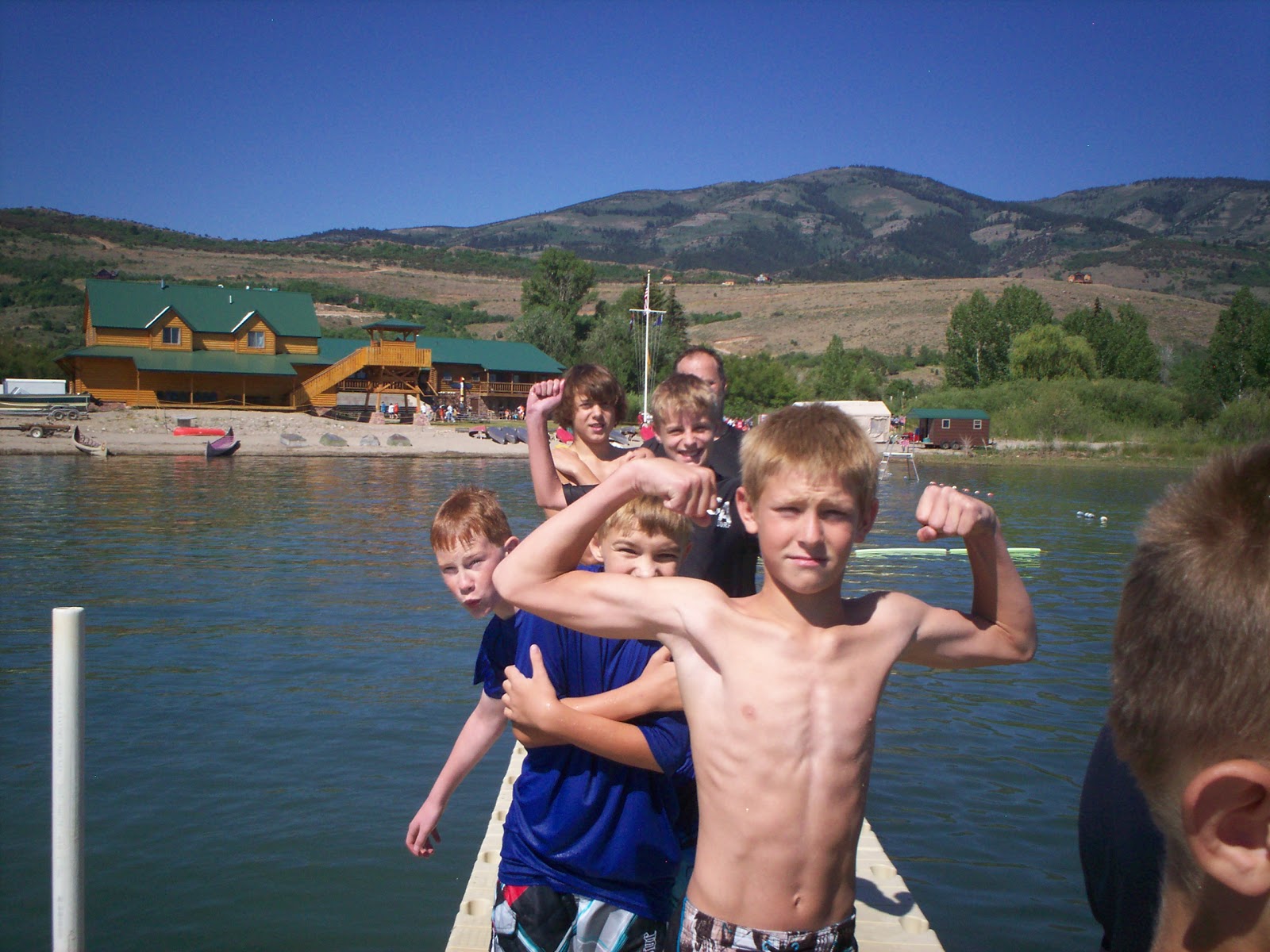 Kallie, Mark and Family Scout Camp