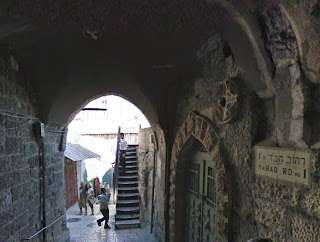 Viajar sola. Jerusalén. Las ocho puertas. Escaleras a los tejados del Muristan.