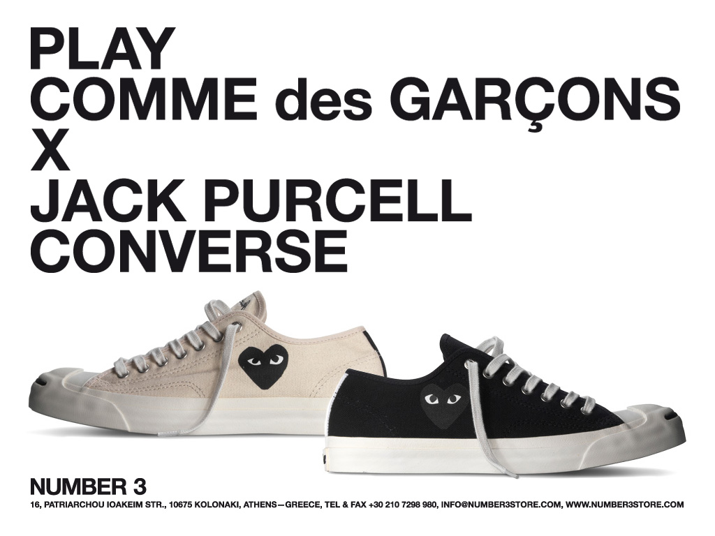 NUMBER 3: PLAY COMME des GARÇONS x JACK PURCELL CONVERSE