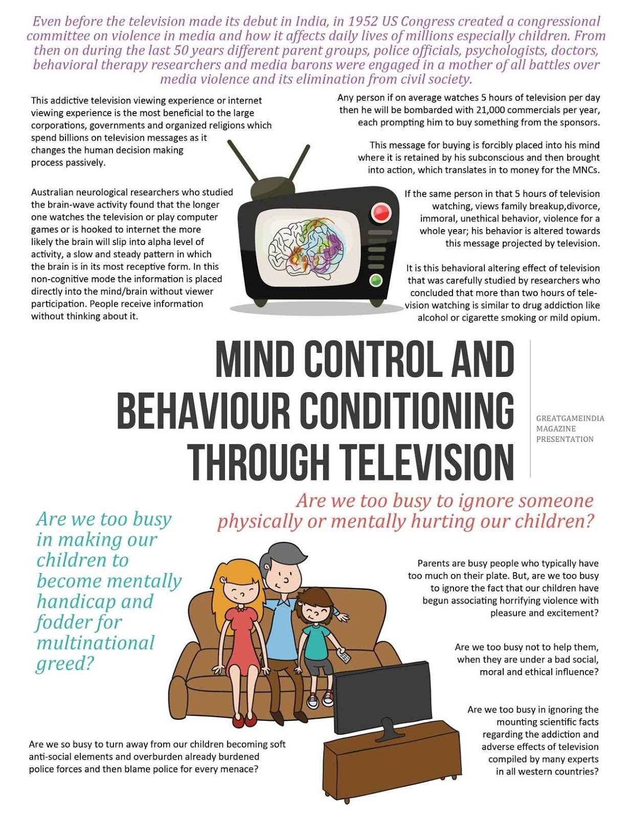 the negative and destructive impacts of television violence on childrens behaviour Positive effects of television on social as the effects of television on language programs contained at least one act of violence moreover, children’s. the negative and destructive impacts of television violence on childrens behaviour Positive effects of television on social as the effects of television on language programs contained at least one act of violence moreover, children’s.