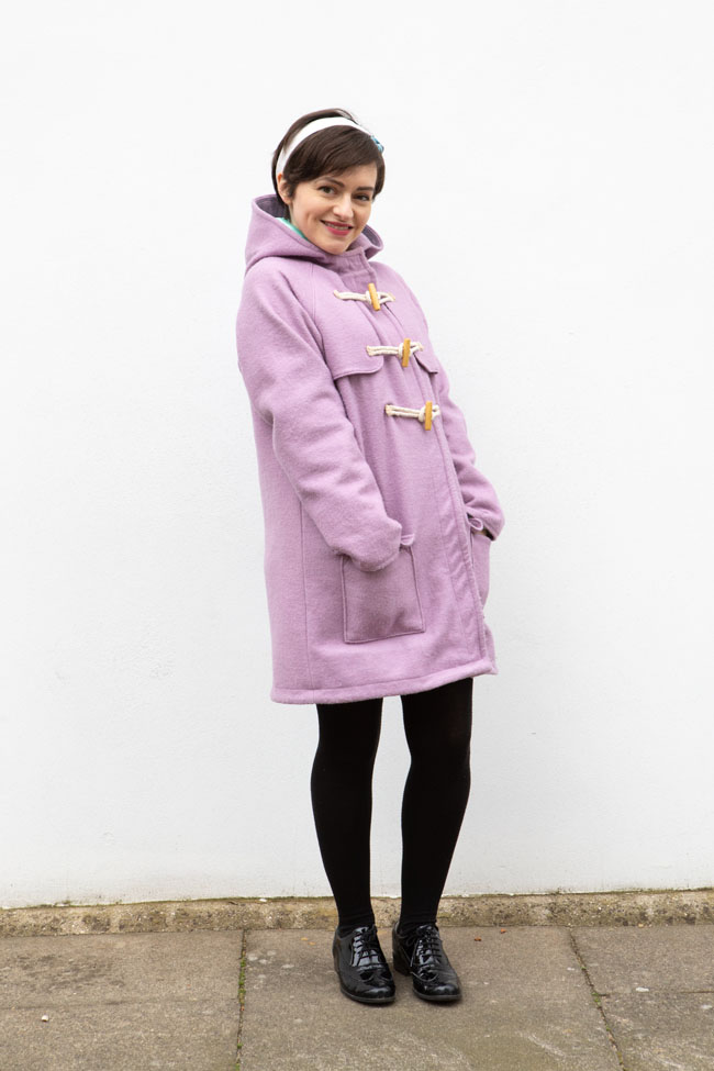 Tilly's winter Eden duffle coat - sewing pattern by Tilly and the Buttons