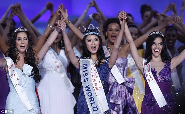 China upstages USA; Miss China Yu Wenxia crowned Miss World 2012