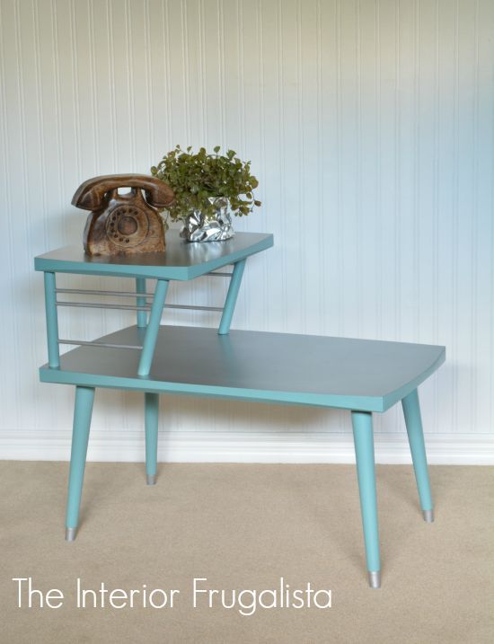 Faux Tin MidCentury Modern Tabletops Interior Frugalista