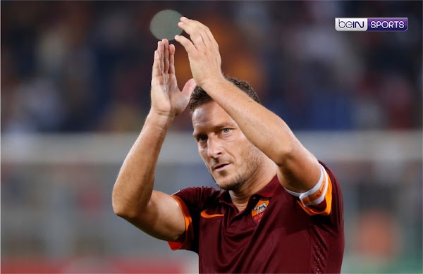 Francesco Totti se despide del fútbol en el Estadio Olímpico de Roma, en BeIN Sports