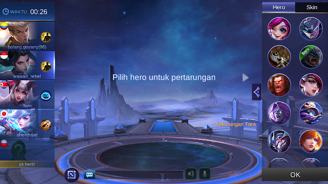 Mobile Legend Cara menjadi Tanker