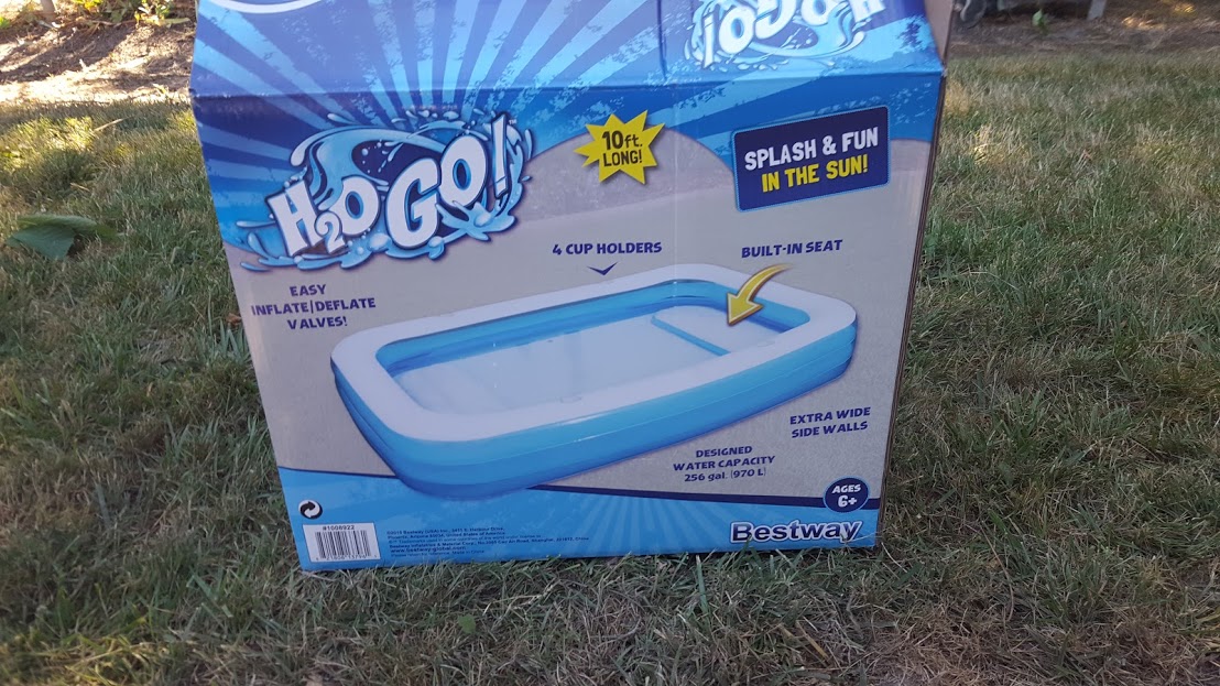 h2o inflatable pool