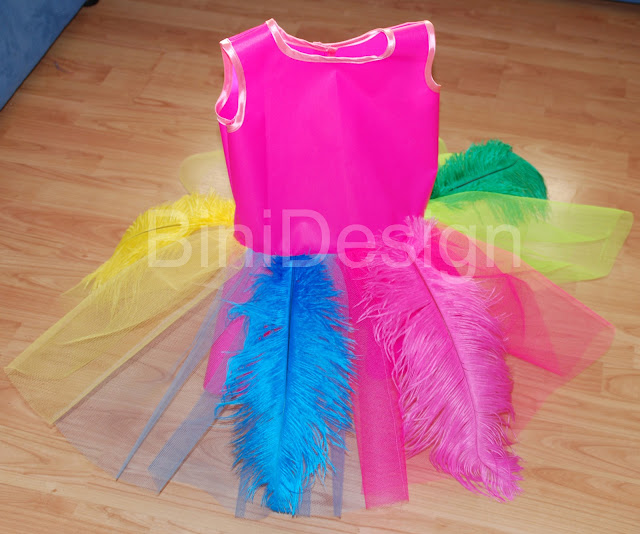 Baby Girls feather costume | Bini Design | Children's Clothes Collection