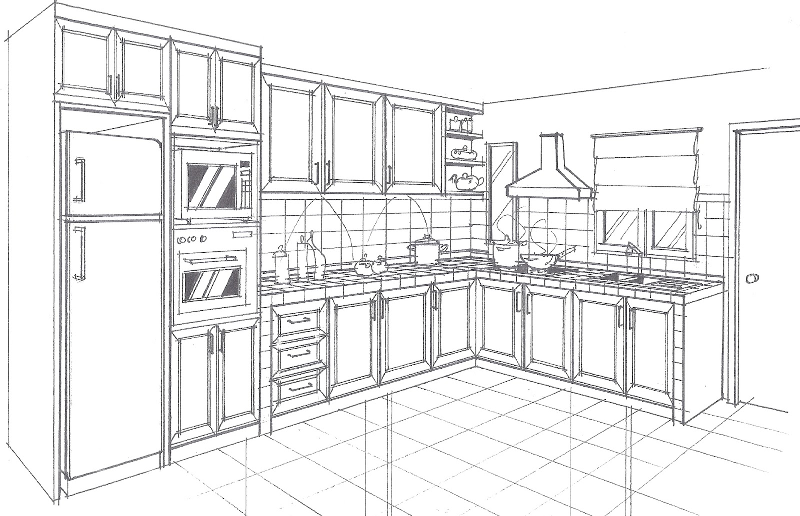 Carpentry And Renovation Works: 2D Drawing