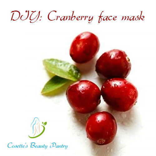 DIY: Cranberry face mask