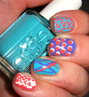 Wonderland Nails: 80's Inspired Nail Art