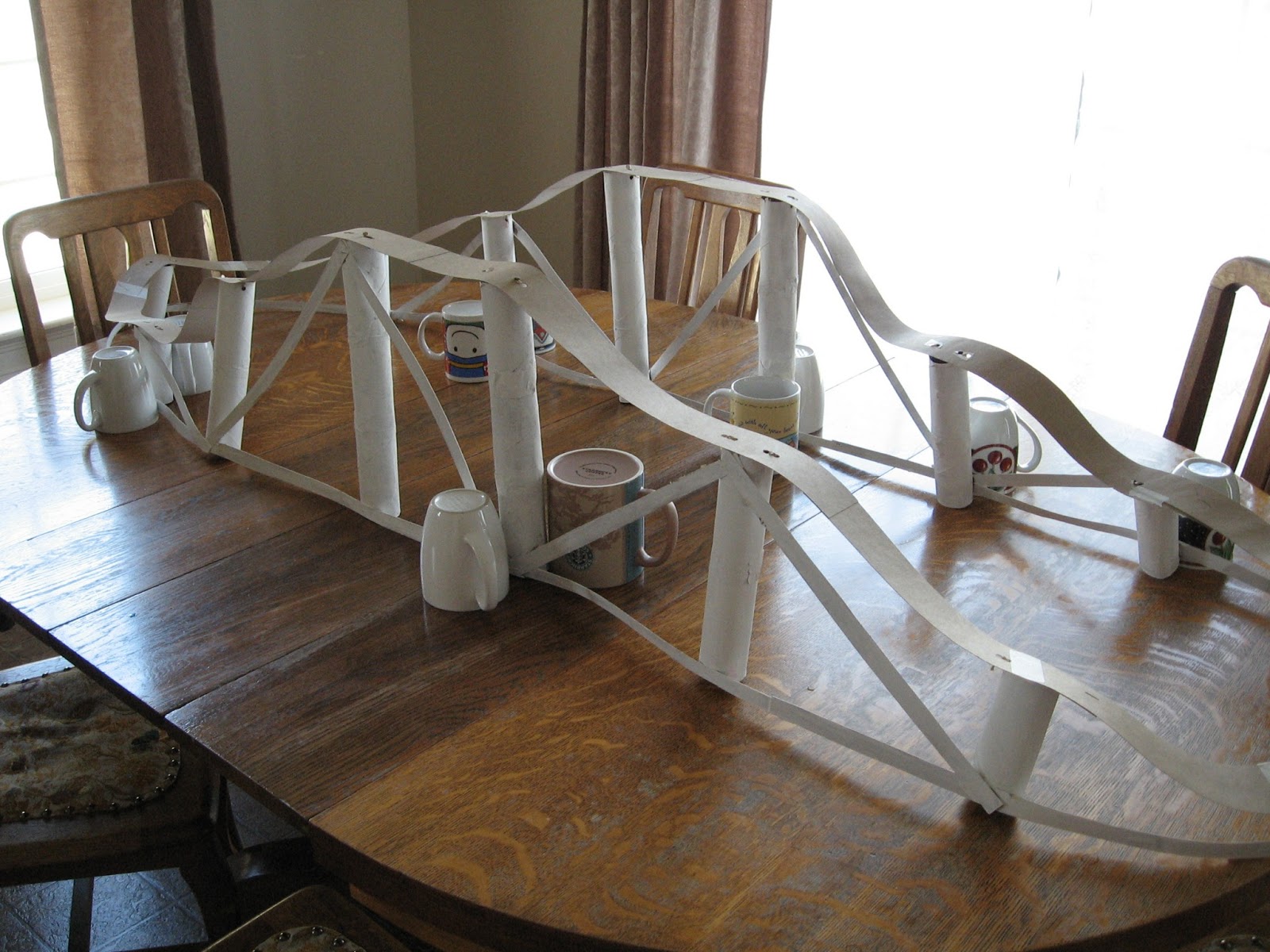 Almost Unschoolers Summer Fun Day 58 Cardboard Roller Coaster Craft