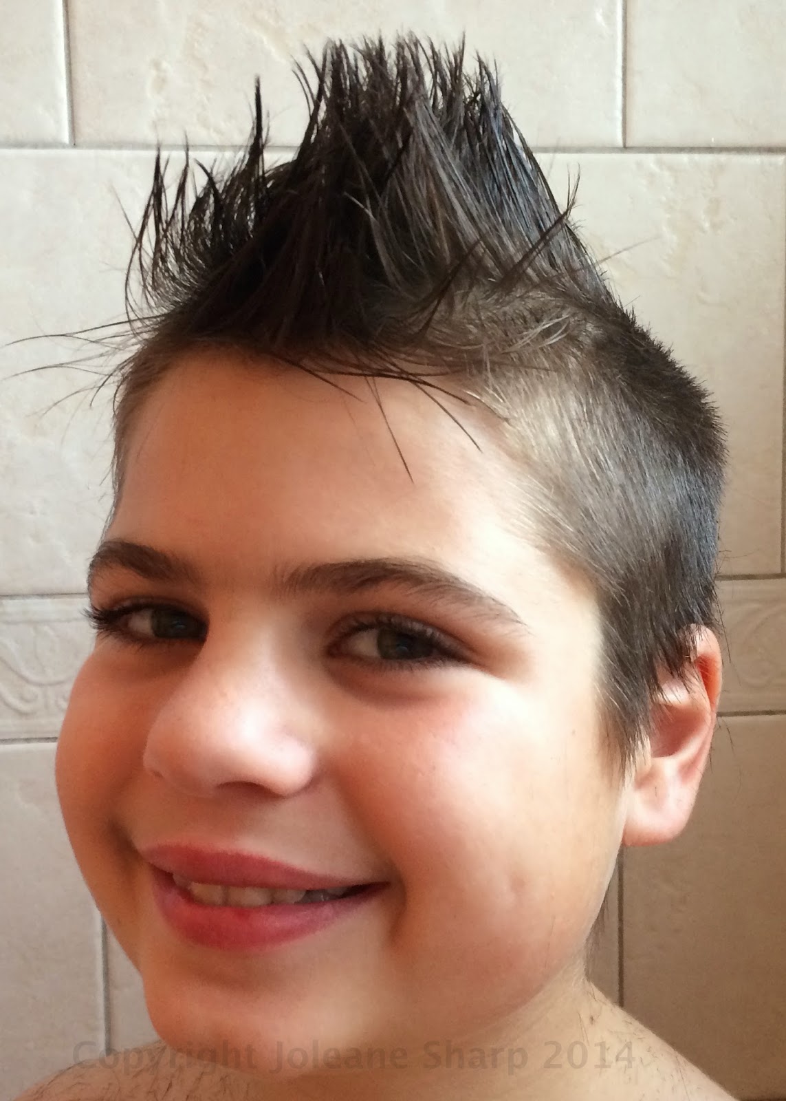 Was This Really a Sharp Idea? Logan's haircut