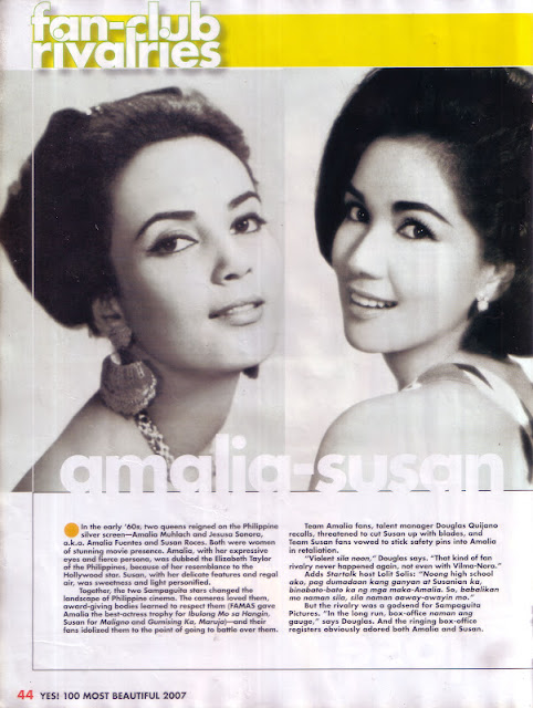 SUSAN ROCES: YES MAGAZINE'S 100 MOST BEAUTIFUL 2007