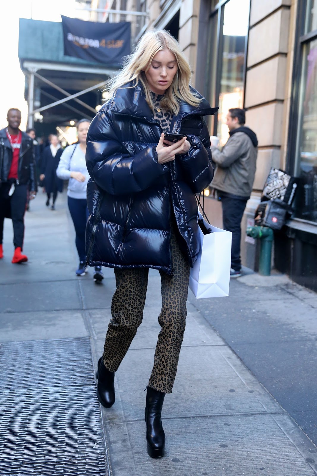 Model Crush: Elsa Hosk Leopard Print Outfit