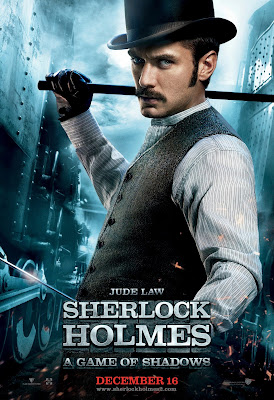 Sherlock Holmes 2 Jude Law Watson Poster HD
