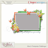 Template : March Challenge Template by Kristmess Designs