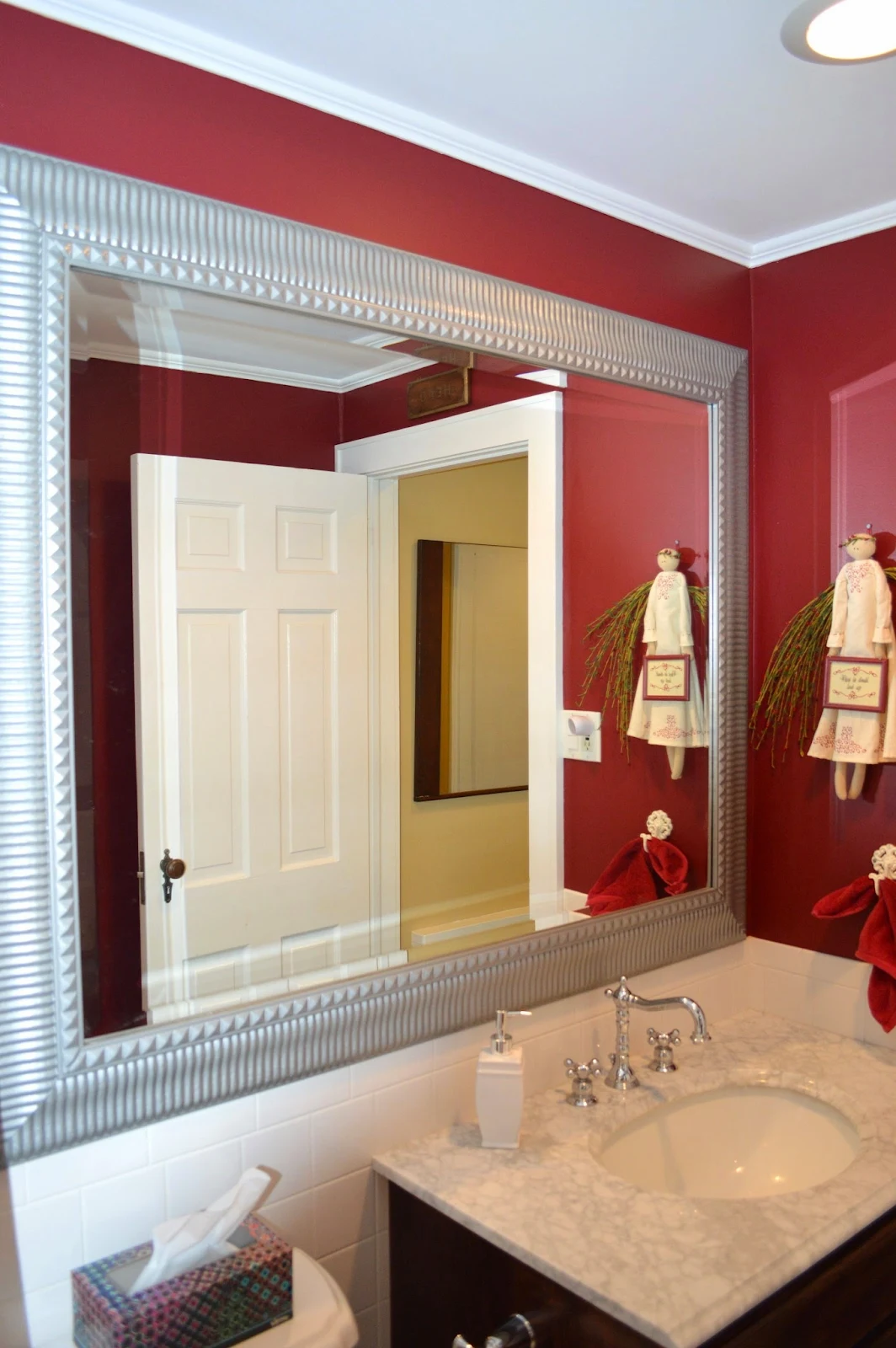 Exquisitely Unremarkable red mirror