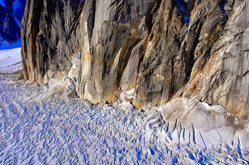 The Ruth Glacier, in Denali National Park The Ruth Glacier, in Denali National Park