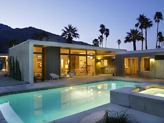 The Alexander home is located in prestigious Twin Palms Estates in the south end of Palm Springs.