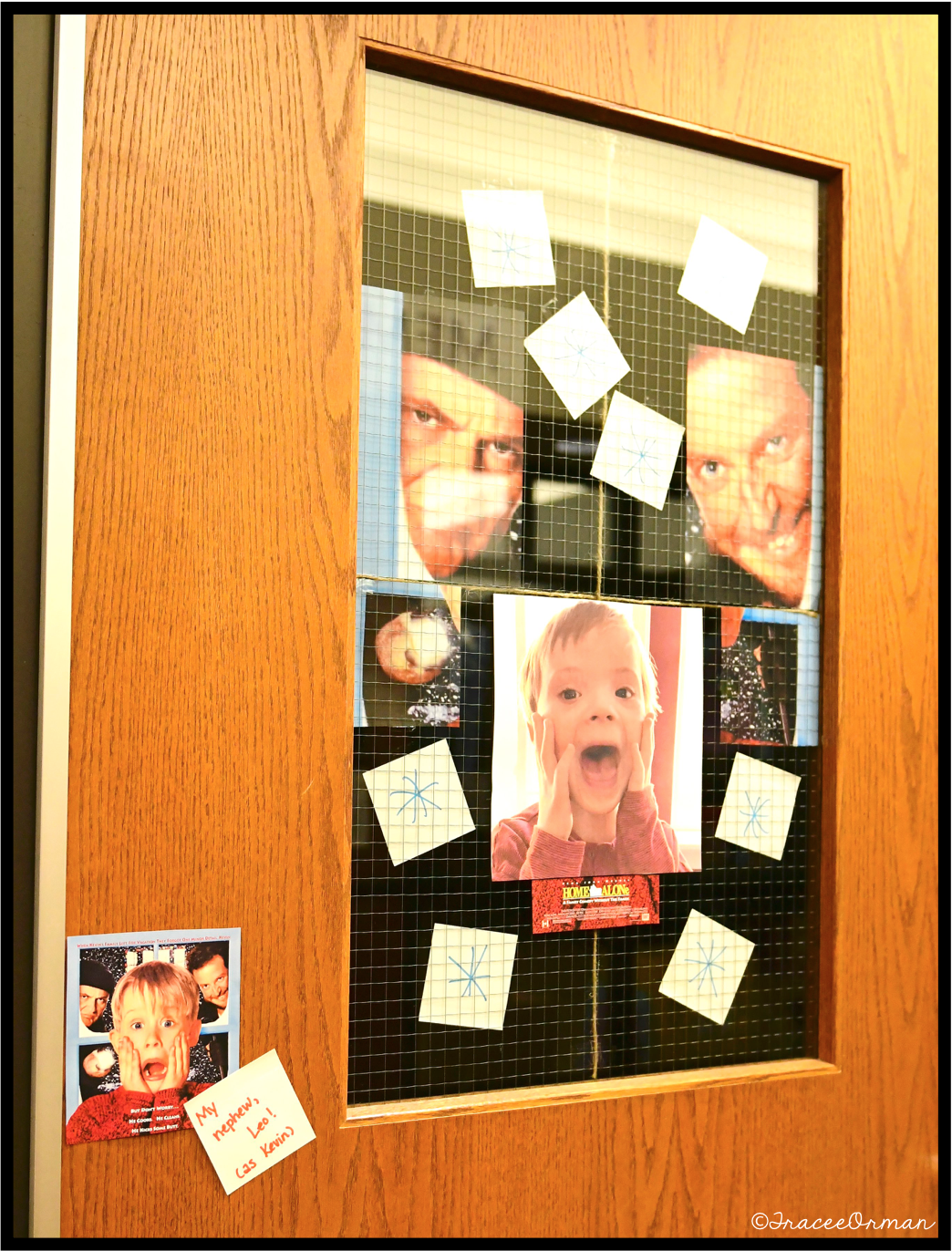 Home Alone Classroom Door