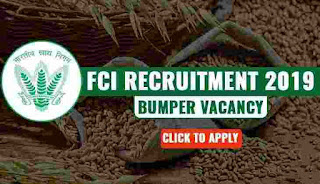 FCI Recruitment 2019