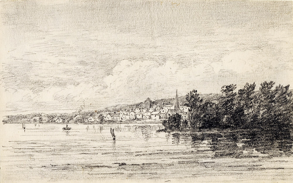 A sketch by George White of Orillia in 1872. Public Domain from the Toronto Library Virtual Archives.