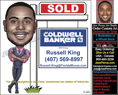 Coldwell Banker Sold Sign Business Card Ad